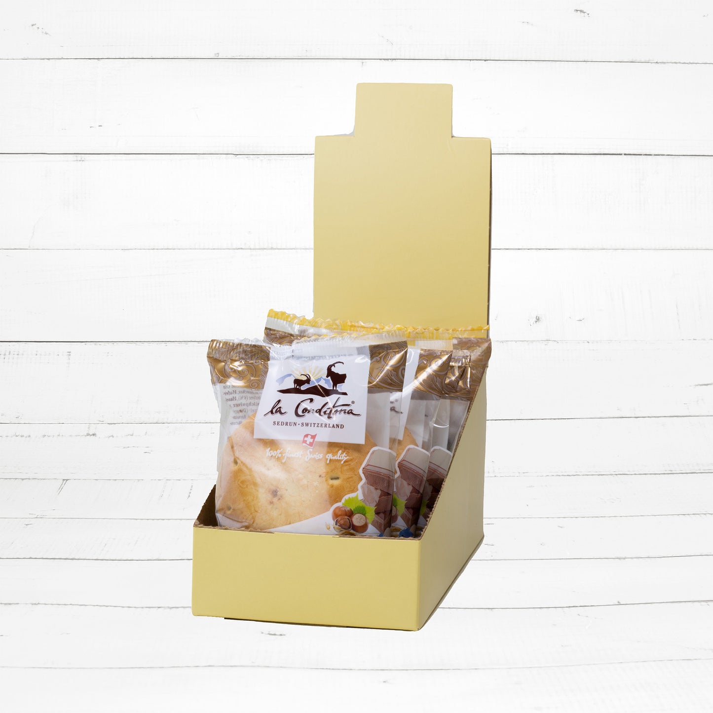 Bündner Chocotörtli Display, 10 x 75g