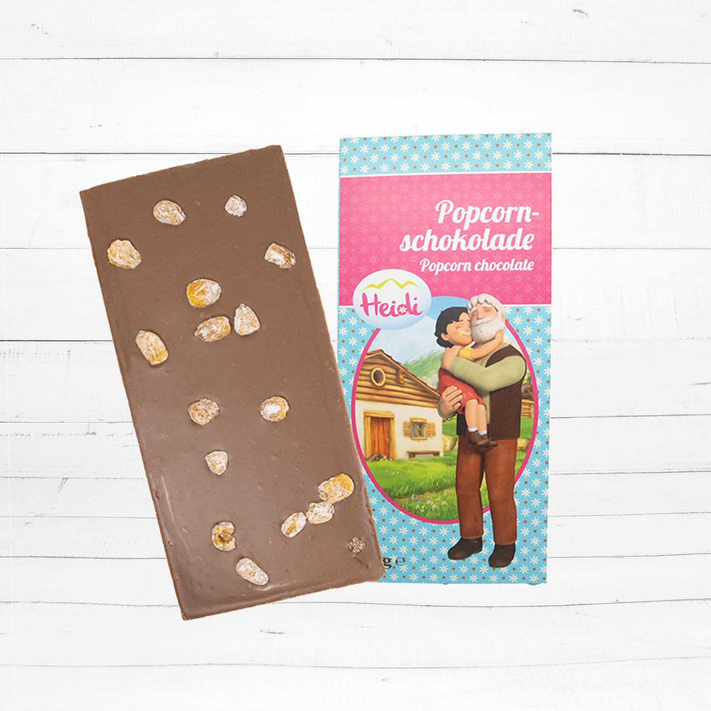 Heidi Popcorn-Schokolade, 100g - La Conditoria SEDRUN-SWITZERLAND®