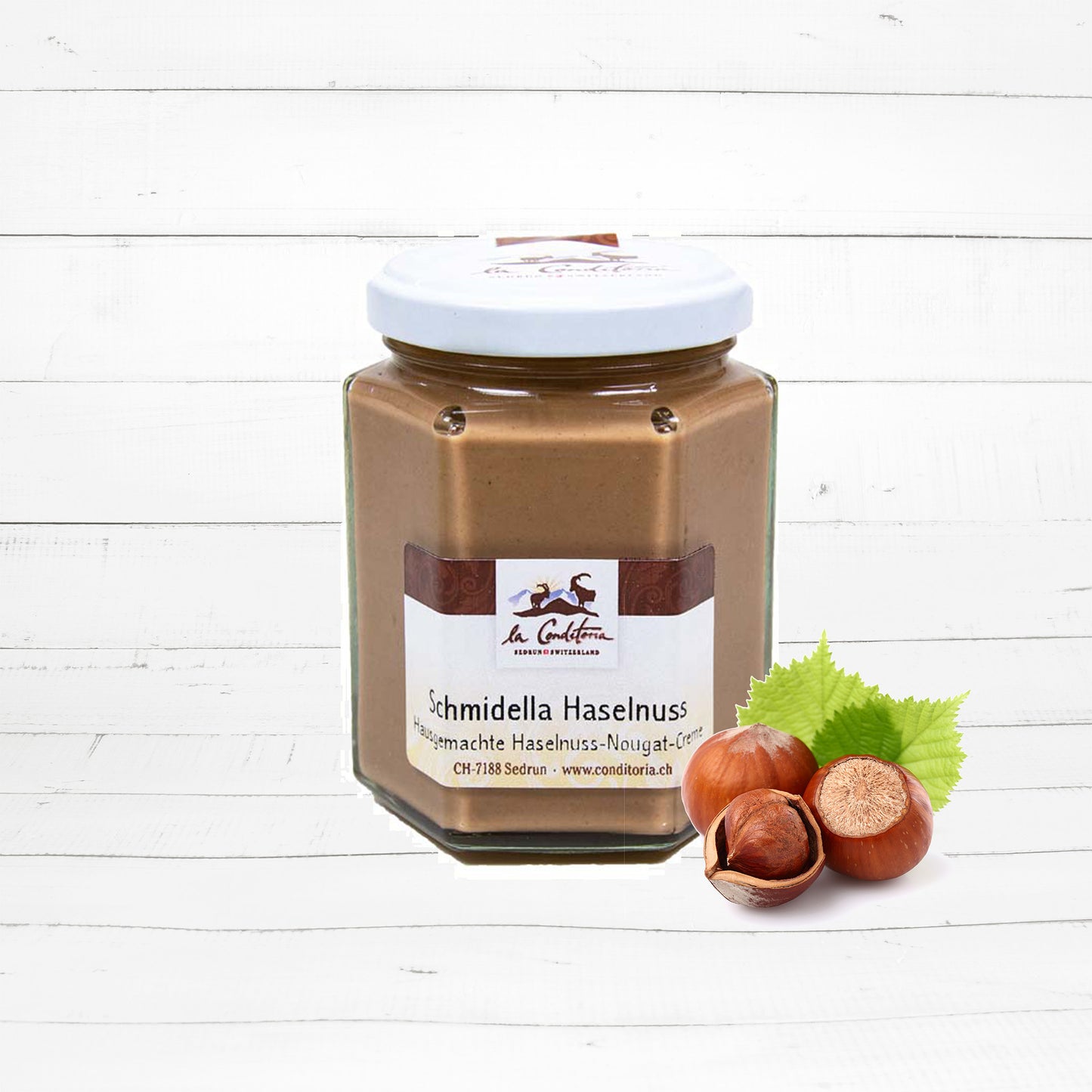 SchmidELLA Haselnuss - Brotaufstrich 190ml - La Conditoria SEDRUN-SWITZERLAND®