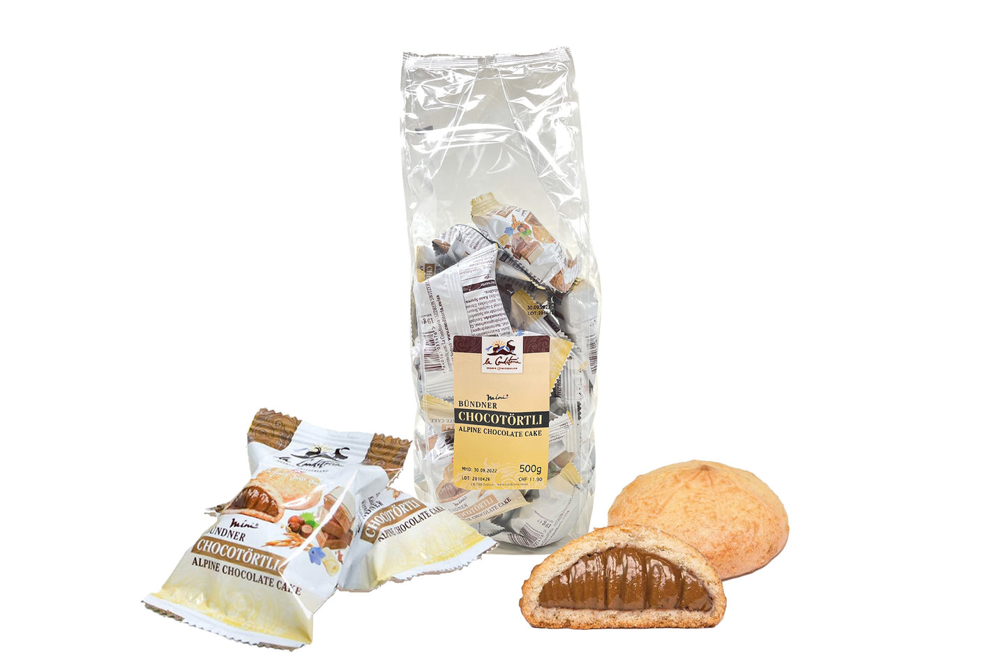 Aktion Beutel Mini Bündner Chocotörtli 500g