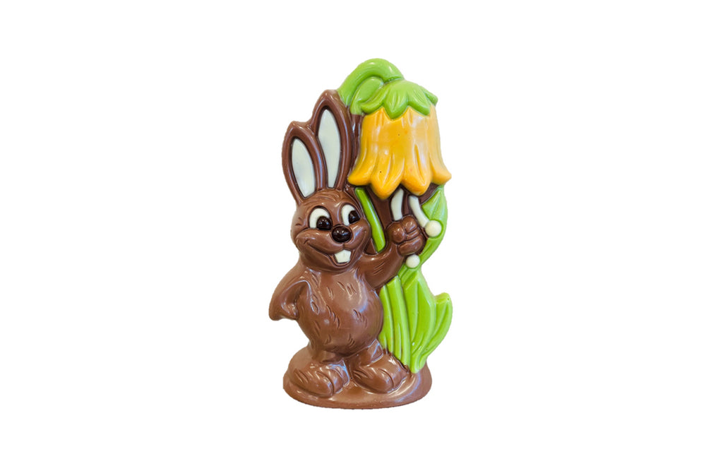 Osterhasen mit Tulpe