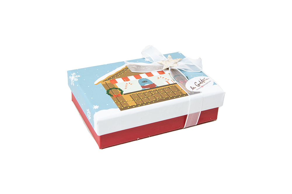 Winterschachtel mit 6 Truffes assortiert