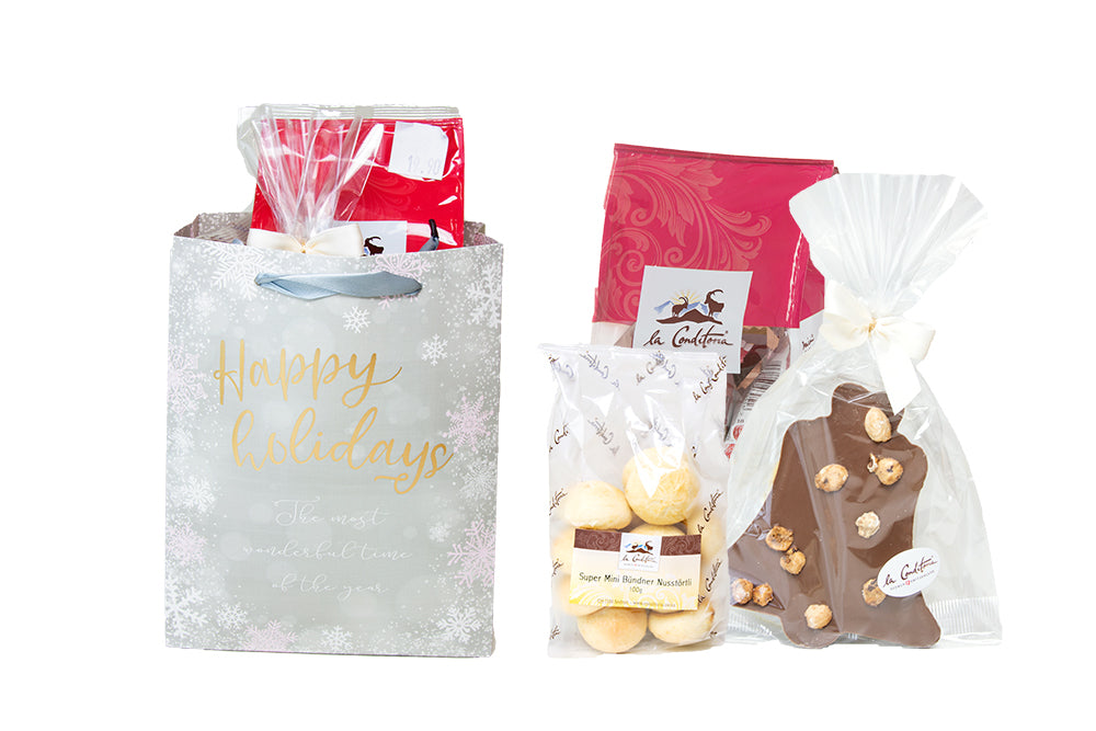 Weihnachts-Tasche mit Bündner Spezialitäten