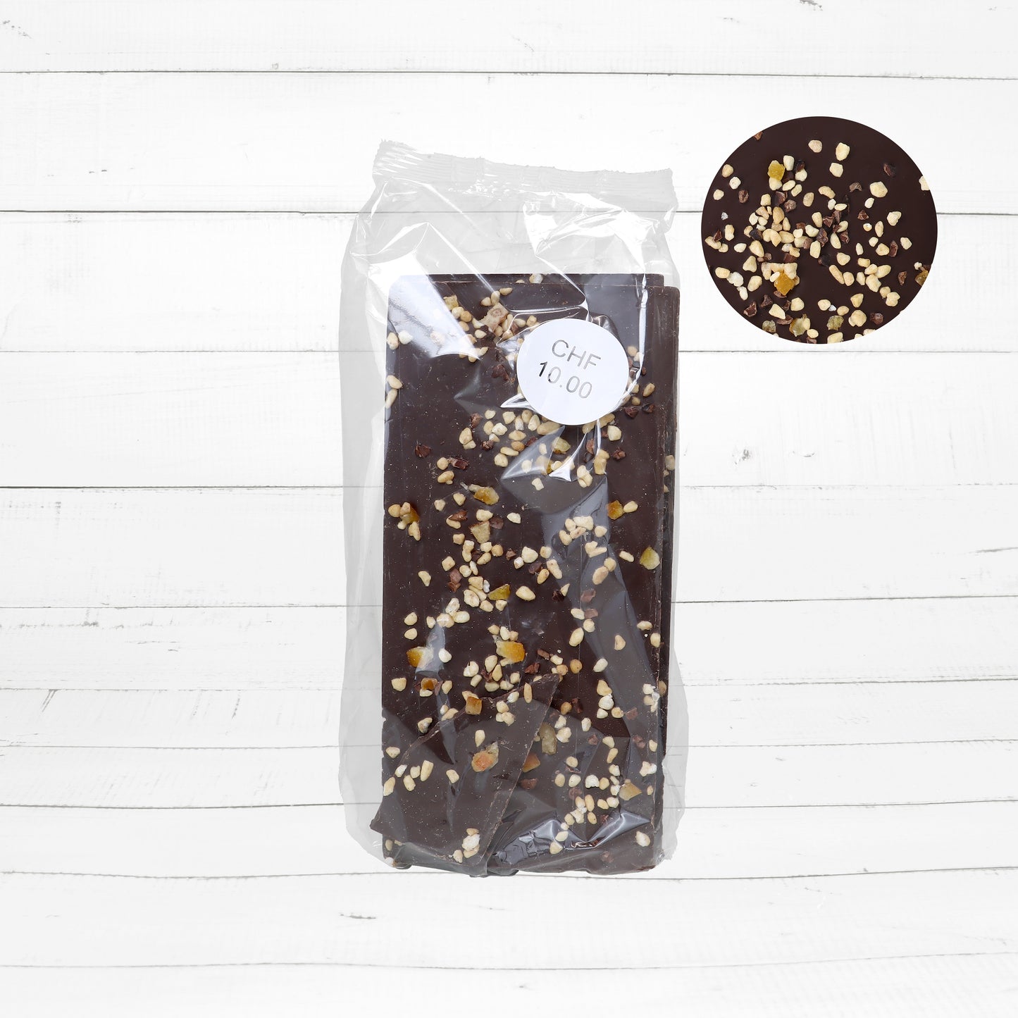 Bruchware: Dunkle Schokolade mit Orange, 400g