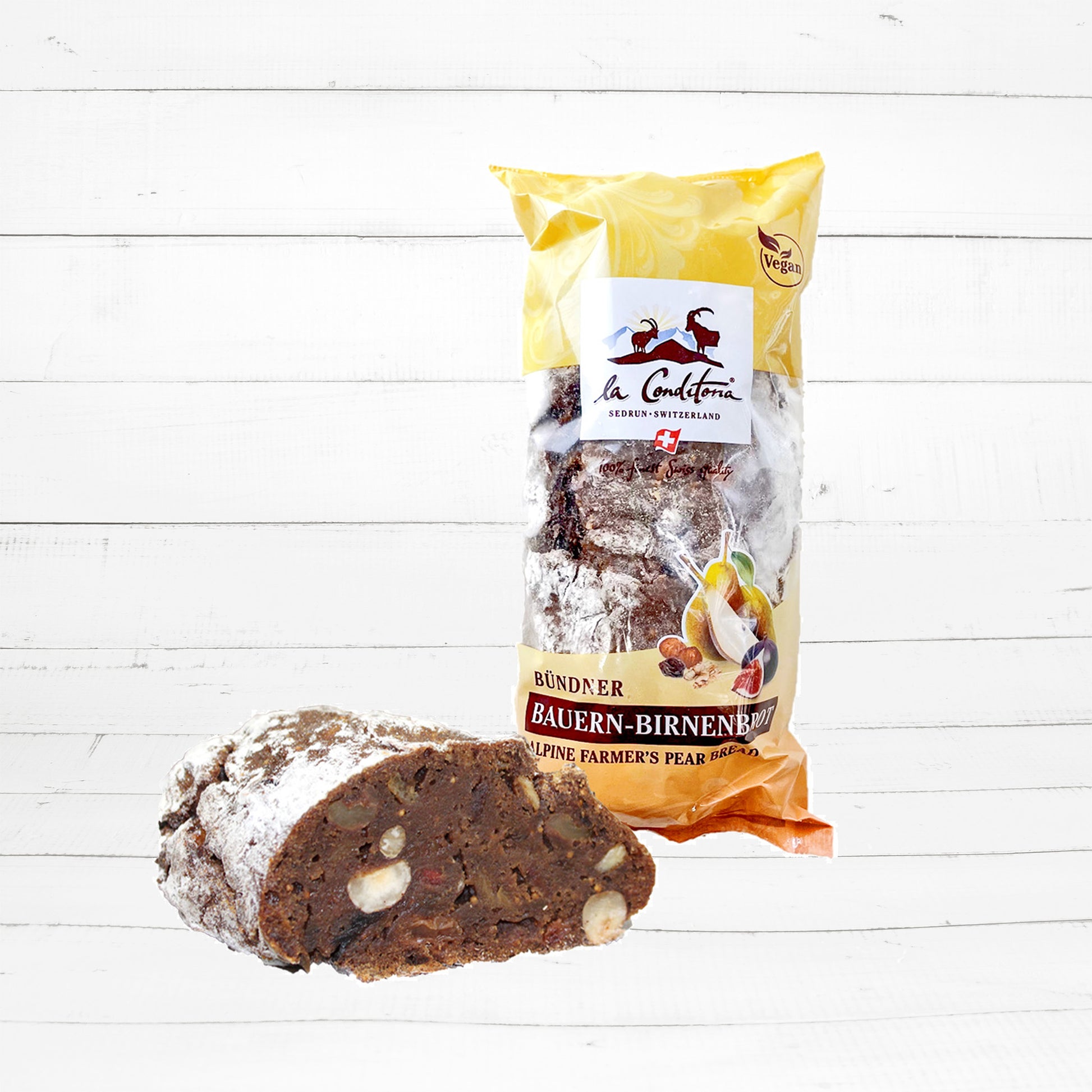 Bündner Bauern-Birnenbrot - La Conditoria SEDRUN-SWITZERLAND® 