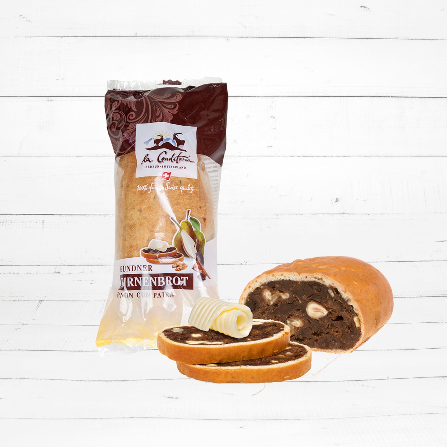 Bündner Birnenbrot - La Conditoria SEDRUN-SWITZERLAND® 