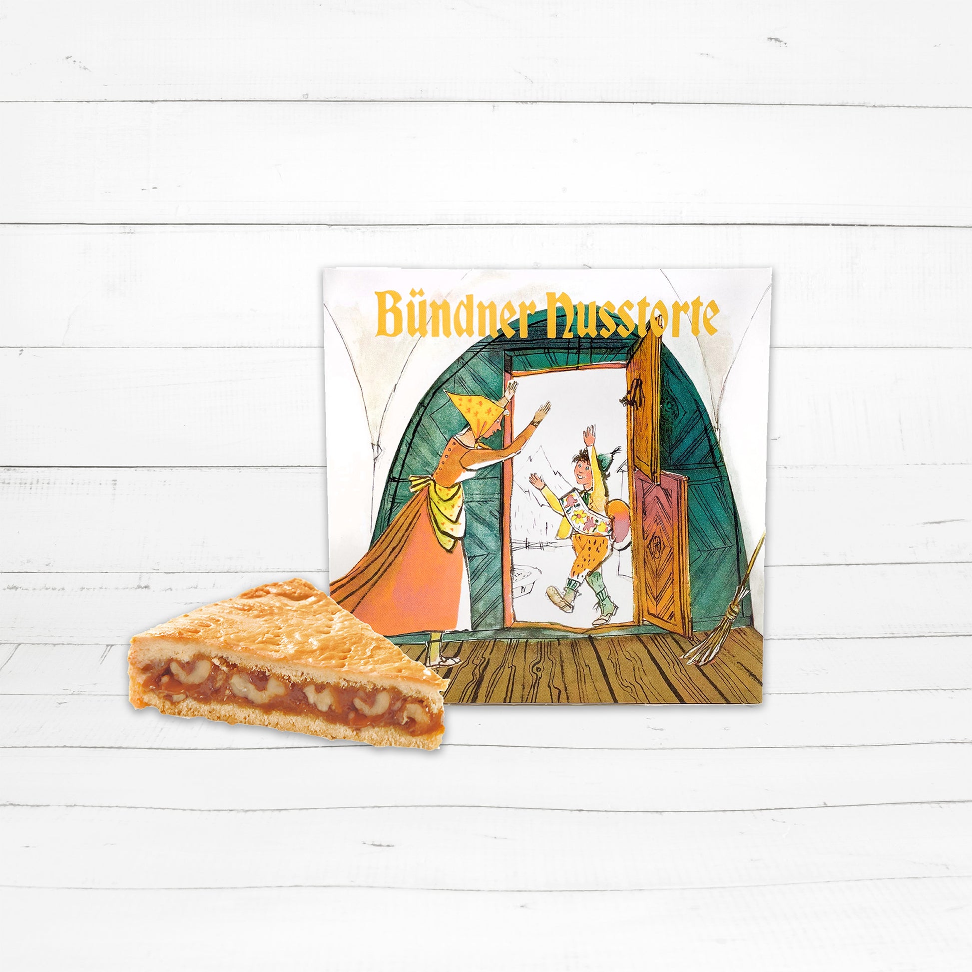 Bündner Nusstorte, 14.5cm, 300g – La Conditoria SEDRUN-SWITZERLAND®