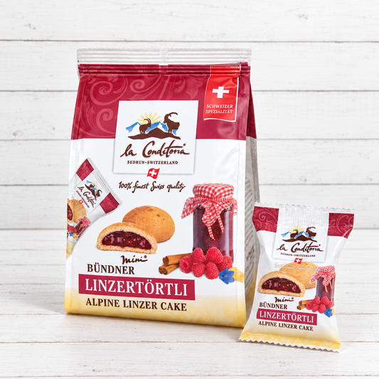 Beutel Mini Bündner Linzertörtli 114g