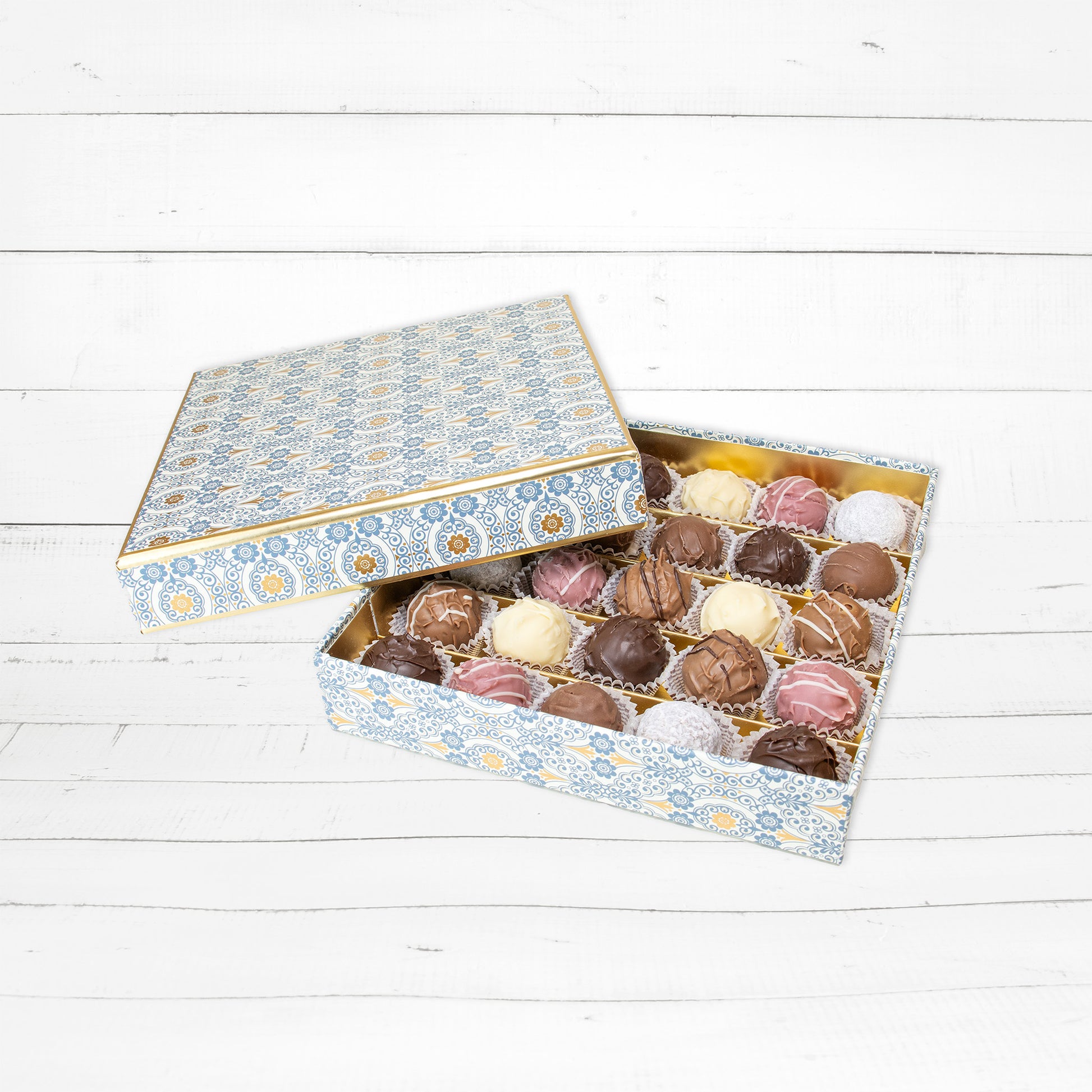 Alpentruffes in edler Geschenk-Schachtel, 25 Stk. - La Conditoria SEDRUN-SWITZERLAND® 