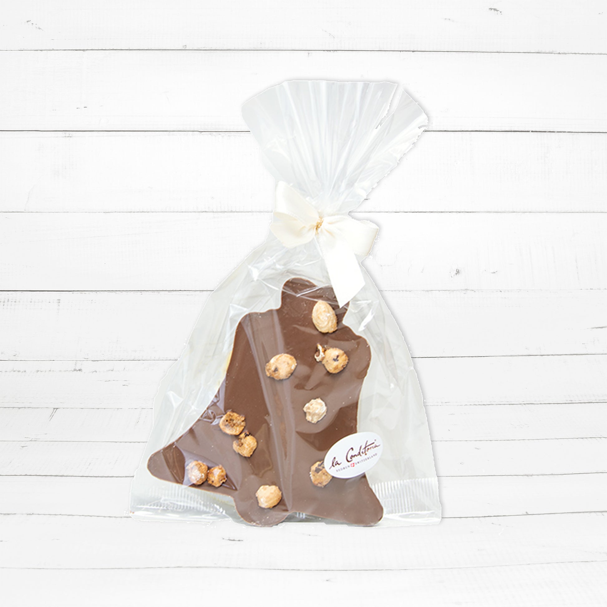 Tannentafel Milchschokolade mit Haselnüssen, 100g - La Conditoria SEDRUN-SWITZERLAND® 