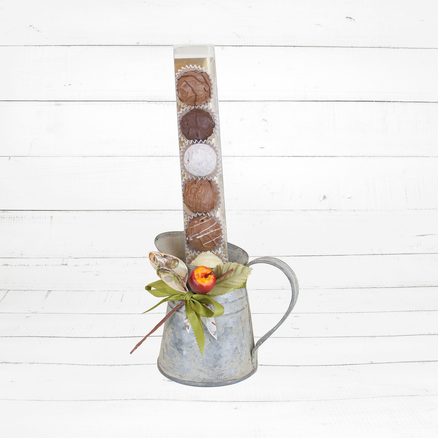 Kanne mit Alpentruffes assortiert, 8 Stk. - La Conditoria SEDRUN-SWITZERLAND® 