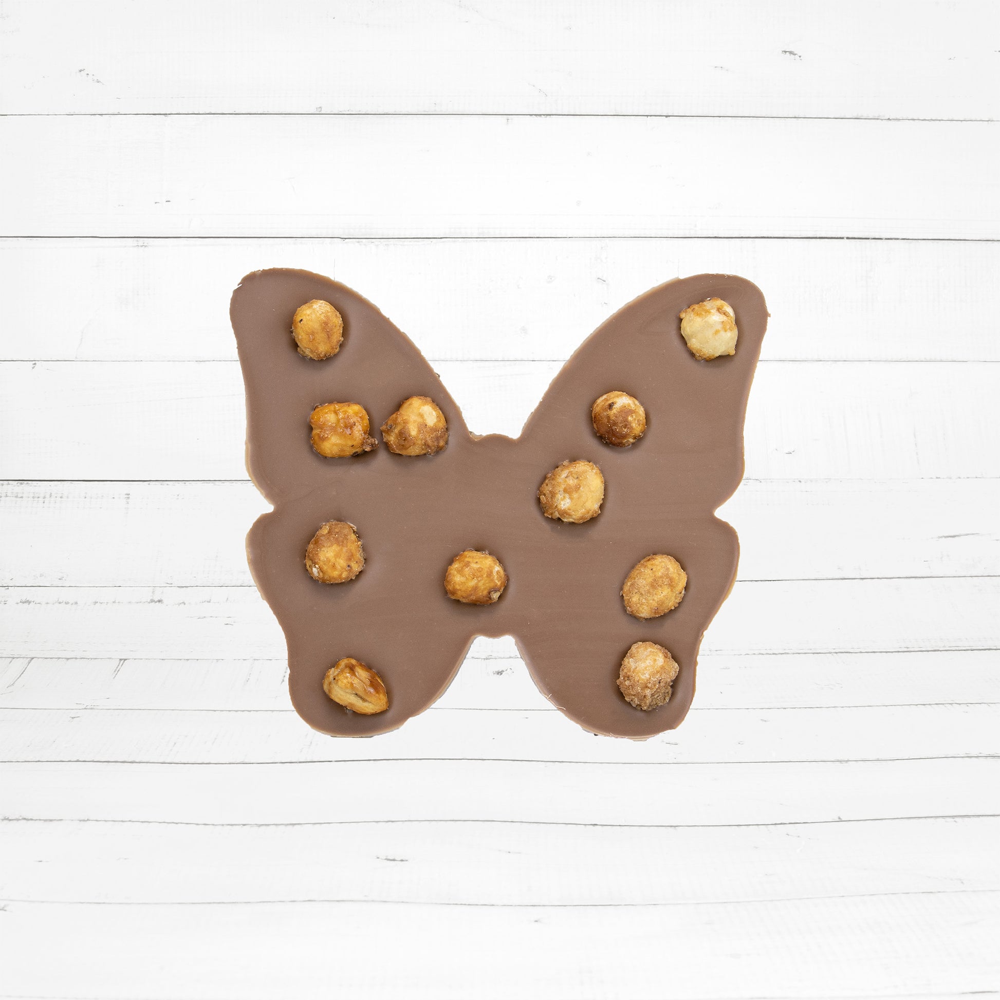 Schmetterlingstafel, Milchschokolade mit Haselnüssen, 90g - La Conditoria SEDRUN-SWITZERLAND® 