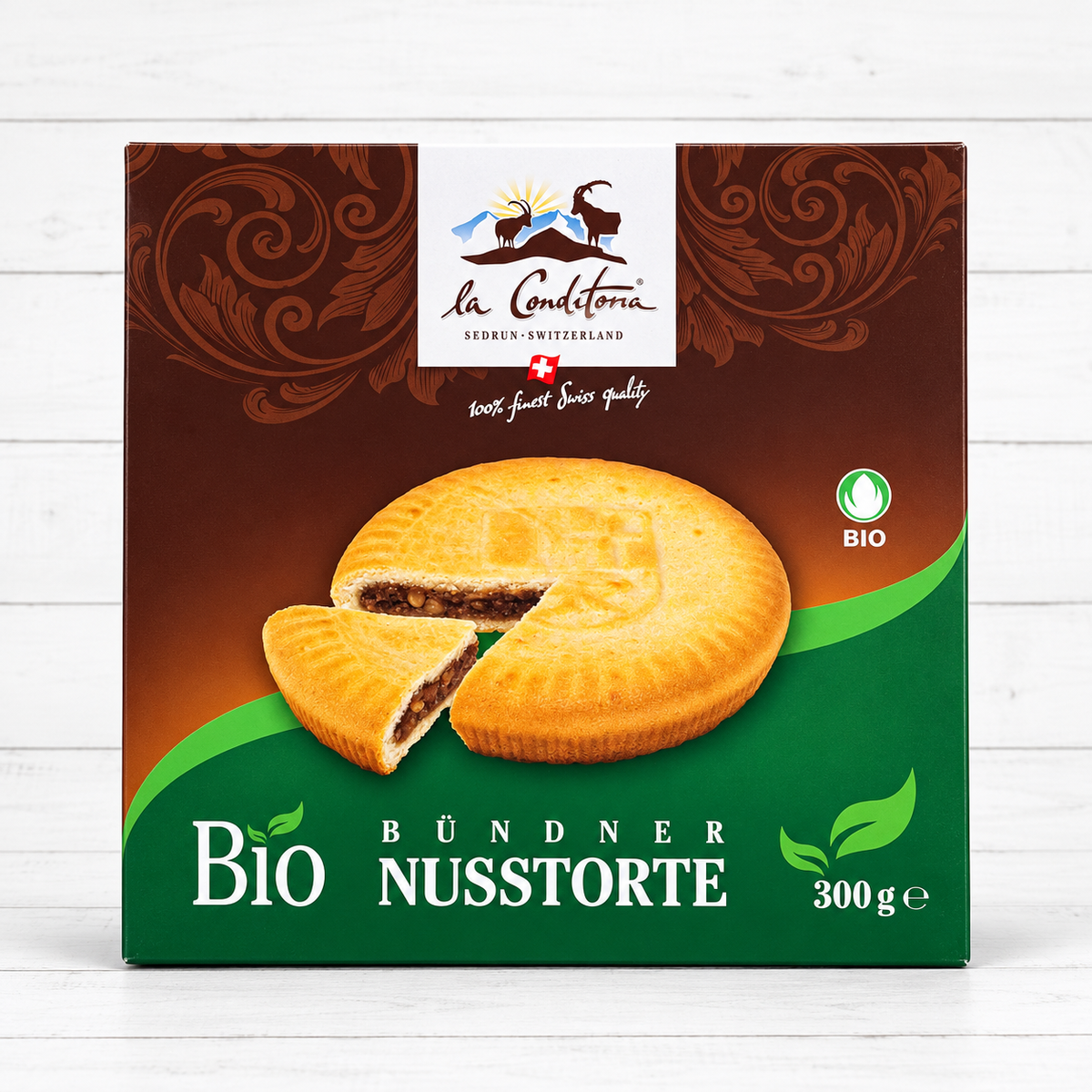 Bio Bündner Nusstorte 300 g | La Conditoria