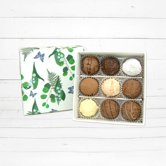 Alpentruffes – Geschenkschachtel „Wald & Wiese“  (9 Stk)